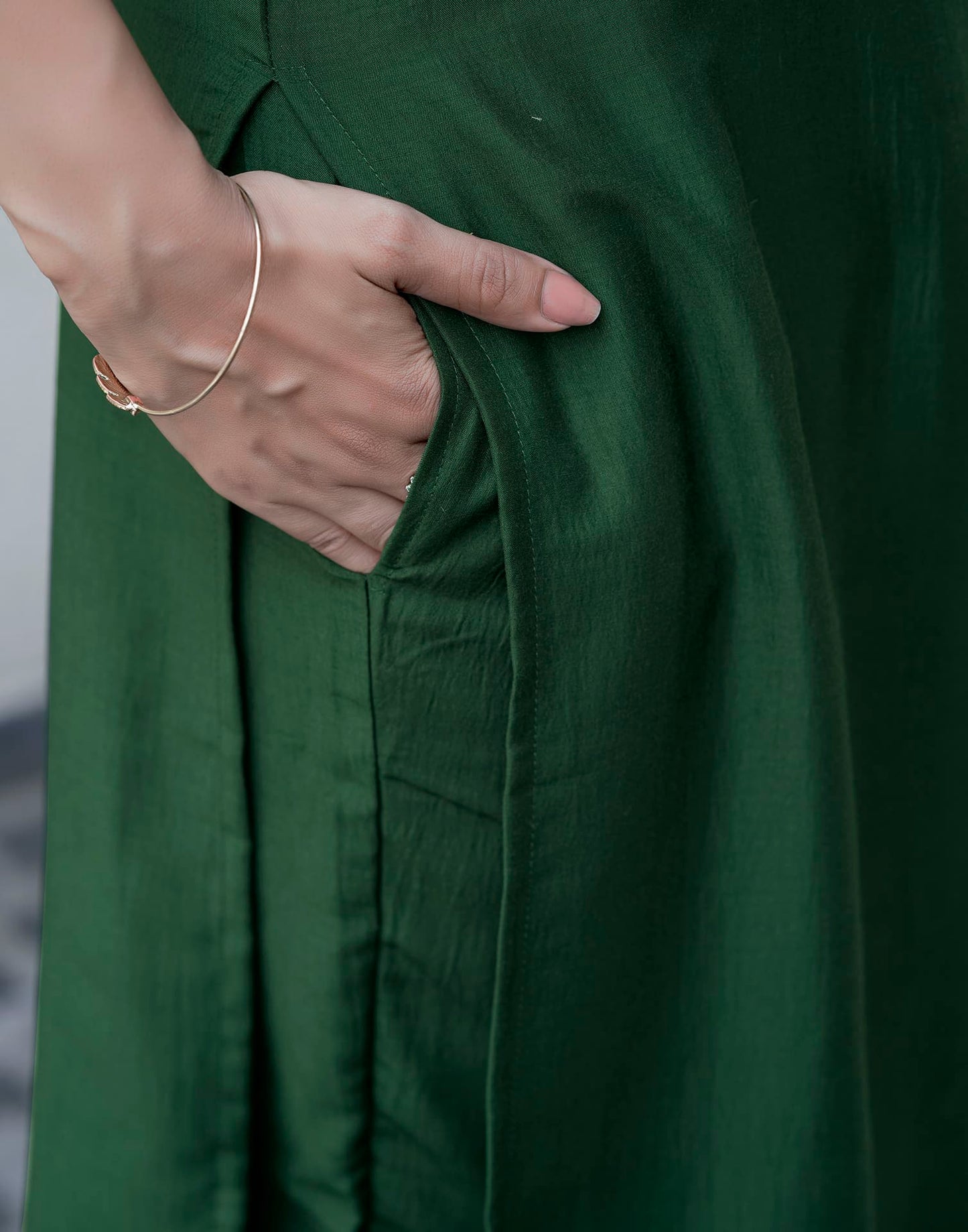 Silk Blend Dyed, Sequence Embroidery Work and Gota Lace Straight Kurta with Pant & Dupatta