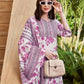 Rayon Floral Printed and Printed Fabric Lace Straight Kurta with Pant & Dupatta