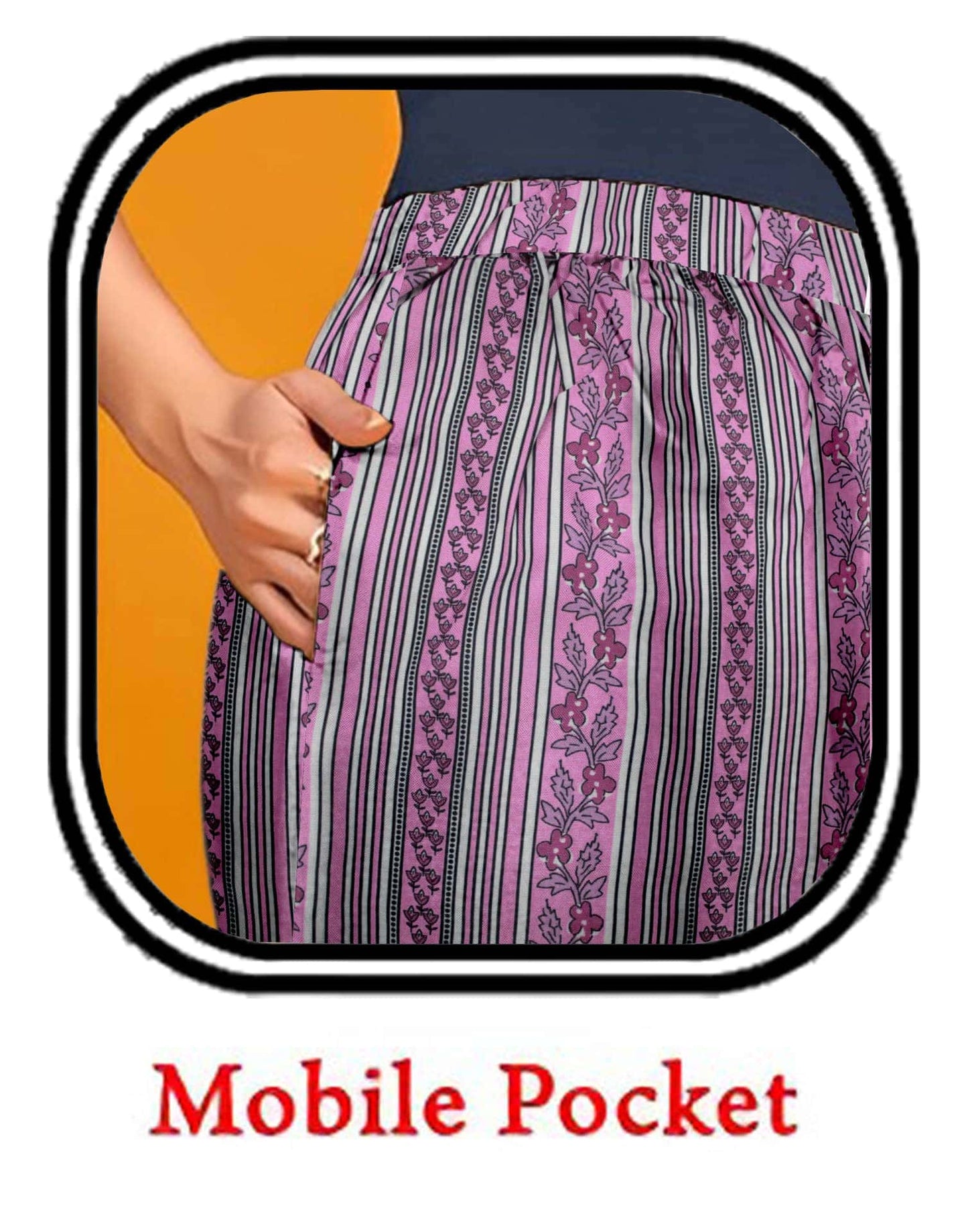 Rayon Floral Printed and Printed Fabric Lace Straight Kurta with Pant & Dupatta