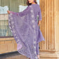 Cotton Blend Embroidered Straight Kurta with Pant & Dupatta
