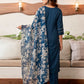 Cotton Blend Sequence, Embroidery Work and Gota Lace Straight Kurta with Pant & Dupatta