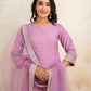Rayon Straight Kurta Set with Sequence Embroidery under 1000
