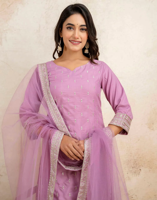 Rayon Straight Kurta Set with Sequence Embroidery under 1000