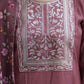 Silk Blend Embroidered Straight Kurta with Pant & Dupatta