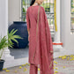 Silk Blend Sequence and Embroidery Work Straight Kurta with Pant & Dupatta