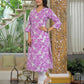 Cotton Printed Straight Kurti