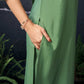 Silk Blend Embroidered Straight Kurta with Pant & Dupatta