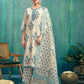Rayon Floral Printed and Printed Lace Straight Kurta with Pant & Dupatta