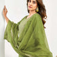 Chanderi Dyed, Embroidery and Embroidery Lace Straight Kurta with Pant & Dupatta
