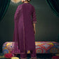 Cotton Blend Printed Straight Kurta with Pant & Dupatta