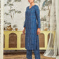 Rayon Blend Printed Straight Kurta with Pant & Dupatta