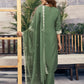 Silk Blend Sequence Embrodery Straight Kurta with Pant & Dupatta