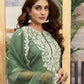 Silk Blend Sequence Embrodery Straight Kurta with Pant & Dupatta