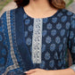 Cotton Floral Printed A-Line Kurta with Pant & Dupatta