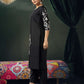 Silk Blend Embroidered Straight Kurta with Pant & Dupatta