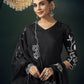 Silk Blend Embroidered Straight Kurta with Pant & Dupatta