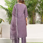 Silk Dyed, Sequence and Embroidery Work and Embroidery Lace Straight Kurta with Pant & Dupatta