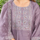 Silk Dyed, Sequence and Embroidery Work and Embroidery Lace Straight Kurta with Pant & Dupatta