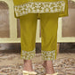Silk Blend Embroidered Straight Kurta with Pant & Dupatta