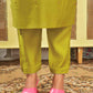 Silk Blend Embroidered Straight Kurta with Pant & Dupatta