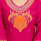 Silk Blend Embroidered Straight Kurta with Pant & Dupatta