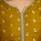 Silk Blend Weaving and Lace Straight Kurta with Pant & Dupatta
