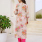 Cotton Blend Printed Straight Kurta with Pant & Dupatta
