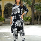 Rayon Straight Printed Square Neck Kurta with Pant & Dupatta