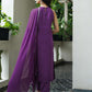 Cotton Blend Printed Straight Kurta with Pant & Dupatta