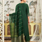 Silk Blend Embroidered Straight Kurta with Pant & Dupatta