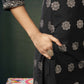 Silk Blend Embroidered Straight Kurta with Pant & Dupatta