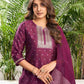 Silk Blend Dyed, Sequence and Embroidery Work, Jacquard and Lace Straight Kurta with Pant & Dupatta
