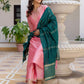 Silk Blend Embroidery and Sequins Work, Weaving, Lace Straight Kurta with Pant & Dupatta