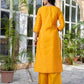Silk Blend Embroidery and Sequins Work, Weaving, Lace Straight Kurta with Pant & Dupatta