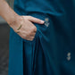 Cotton Blend Embroidered Straight Kurta with Pant & Dupatta