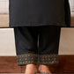 Cotton Blend Sequence Embroidery, Foil Print and Gota Lace Straight Kurta with Pant & Dupatta