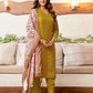 Cotton Blend Sequence Embroidery and Lace Straight Kurta with Pant & Dupatta