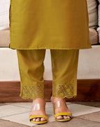 Viscose Rayon Embroidered Straight 3 Piece Kurta Set
