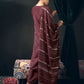 Silk Blend Embroidered Straight Kurta with Pant & Dupatta