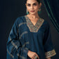 Rayon Blend Embroidered Straight Kurta with Pant & Dupatta