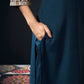 Rayon Blend Embroidered Straight Kurta with Pant & Dupatta