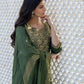 Silk Blend Weaving and Lace Straight Kurta with Pant & Dupatta