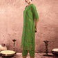 Silk Blend Embroidery and Lace Straight Kurta with Pant & Dupatta