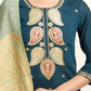Silk Blend Embroidered Straight Kurta with Pant & Dupatta
