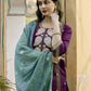 Silk Embroidery, Embroidery Lace Straight Kurta with Pant & Dupatta
