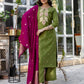 Silk Embroidery, Embroidery Lace Straight Kurta with Pant & Dupatta