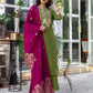 Silk Embroidery, Embroidery Lace Straight Kurta with Pant & Dupatta