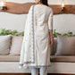Cotton Solid and Jacquard A-Line Kurta with Pant & Dupatta