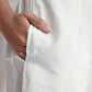 Cotton Solid and Jacquard A-Line Kurta with Pant & Dupatta