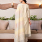Cotton Solid and Jacquard A-Line Kurta with Pant & Dupatta